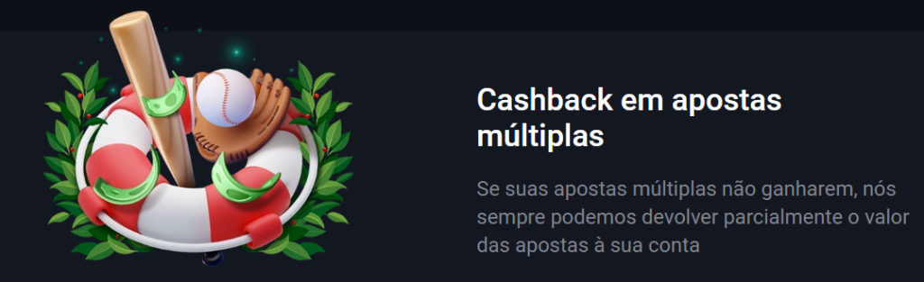 Bônus de recarregamento – Cashback